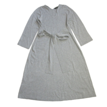 NWT JENNI KAYNE Everyday Kate Maxi in Heather Gray Wool Blend Sweater Dr... - £123.91 GBP