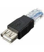 USB 2.0 Type A Female To RJ45 Male PC Ethernet LAN FAST Adapter Converter - $594.24 MXN