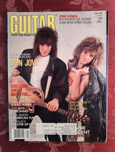 GUITAR magazine May 1987 Richie Sambora Jon Bon Jovi Paul Simon Kirk Hammett - £13.02 GBP