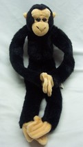 K&M Wild Republic 1998 Black Long Legged Chimpanzee 17" Plush Stuffed Animal Toy - $19.80