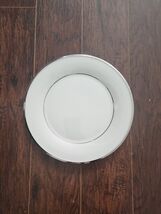 Lenox Fine China SOLITAIRE Dinner Plate - Ivory w/Platinum Trim Made in ... - $23.76