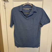 J Williams Boys BLUE  Short Sleeve Polo SHIRT YOUTH MEDIUM - £11.86 GBP