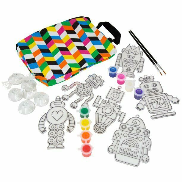Smarts & Crafts Go Robot Window Art, 26 Pieces, Unisex, Kids & Teens (LOC GRM1) Item image 4