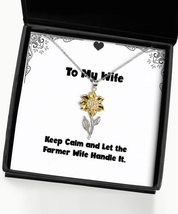 Inappropriate Wife Gifts, Keep Calm and Let The Farmer Wife Handle It, Useful Ch - £39.92 GBP