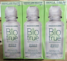 NEW 6 Pk Bausch + Lomb Biotrue Multi Purpose Solution 2 fl oz  - £14.23 GBP