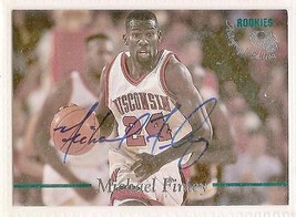 michael Finley Signed Autographed Basketball Card - £7.69 GBP