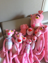 180cm Pink Panther Plush Doll Toys Cute Cartoon Animal Birthday Gift - £17.41 GBP+