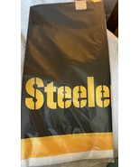 Pittsburgh Steelers Plastic Table Covering: 54x102 Inches New In Packaging - $22.85 CAD