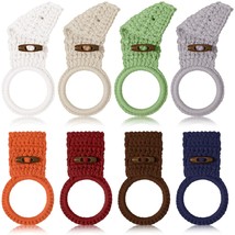 8 Pcs Hanging Kitchen Towels Ring Crochet Hanging Dish Towel Holder Kitchen Towe - £27.14 GBP