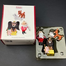 Carlton Cards Heirloom Ornament Collection Rudolph Red Nosed Reindeer Santa Lion - £23.43 GBP