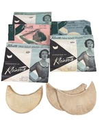 Vintage Kleinert’s Dress Shields Lot of 8 Beige &amp; Blue Size 3 1 NIP 7 Used - $37.05