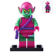 Green Goblin Marvel Superheroes Custom Printed Lego Compatible Minifigure Bricks - £2.39 GBP