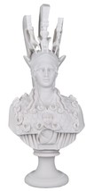 Athena Minerva Large Bust Head Greek Roman Goddess Statue Sculpture Cast... - £249.28 GBP