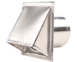 Master Flow 4 in. Durable Aluminum Round Wall Kitchen Bath Fan Dryer Ven... - $27.23