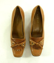 Ipanema Captain Womens Brown Brouge Pumps Heels Shoes Size 8 M  - £47.95 GBP