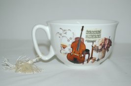 Aim Gifts Music Upright Bass Saxophone Cup and Saucer Set Comes in Gift Box image 4