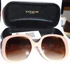 Coach Women&#39;s sunglasses HC 8292F L1138 561113 56/18 MILKY BEIGE - 140 3N - £79.83 GBP