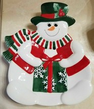 Fitz &amp; Floyd Classics Christmas Cookie Serving Snack Plate Dish ~ Damage... - £11.66 GBP