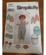 Simplicity 7996 Size NB-18mo Baby Romper Jumper Overall Sewing Pattern U... - $5.41 CAD