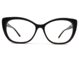 Bulova Eyeglasses Frames SAN ANTONIO MIDNIGHT Black Red Crystals 55-15-135 - £29.03 GBP