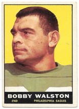 Bobby Walston Philadelphia Eagles NFL Trading Card #98 Topps 1961 HIGH GRADE - £19.03 GBP
