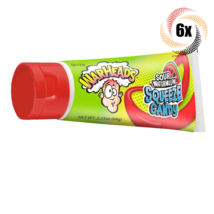 6x Tubes Warheads Sour Watermelon Flavored Squeeze Candy | 2.25oz - $26.04