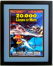 20000 Leagues Under the Sea Framed Movie Poster 12x15 - £42.22 GBP