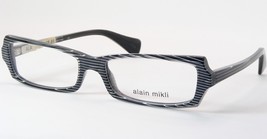 Alain Mikli A0210-13 Noir/Blanc/Transparent Unique Rare Lunettes 54-16-135 - £148.18 GBP