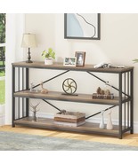 Lvb Industrial Console Sofa Table, Wood Metal Foyer Hallway Tables For, ... - £173.83 GBP