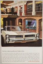 1964 Print Ad Pontiac Bonneville Wide Track Car New York World&#39;s Fair - £10.60 GBP