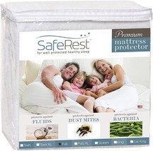 Cotton Terry, Full Waterproof Mattress Protector By Saferest -, First Apartment. - £43.20 GBP