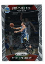 2015-16 Panini Prizm Stephen Curry #377 Golden State Warriors All NBA St... - $3.95