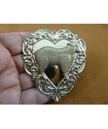 B-LAMB-5 fluffy little baby Lamb sheep ewe heart brass pin brooch farm a... - €18,66 EUR