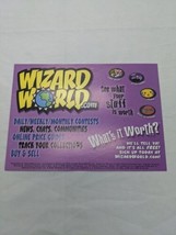 Wizard World 2000 Flyer Sheet - £21.35 GBP