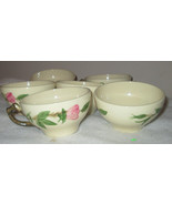 6 Franciscan Desert Rose Flat Cup Coffee / Tea USA - $83.03 CAD