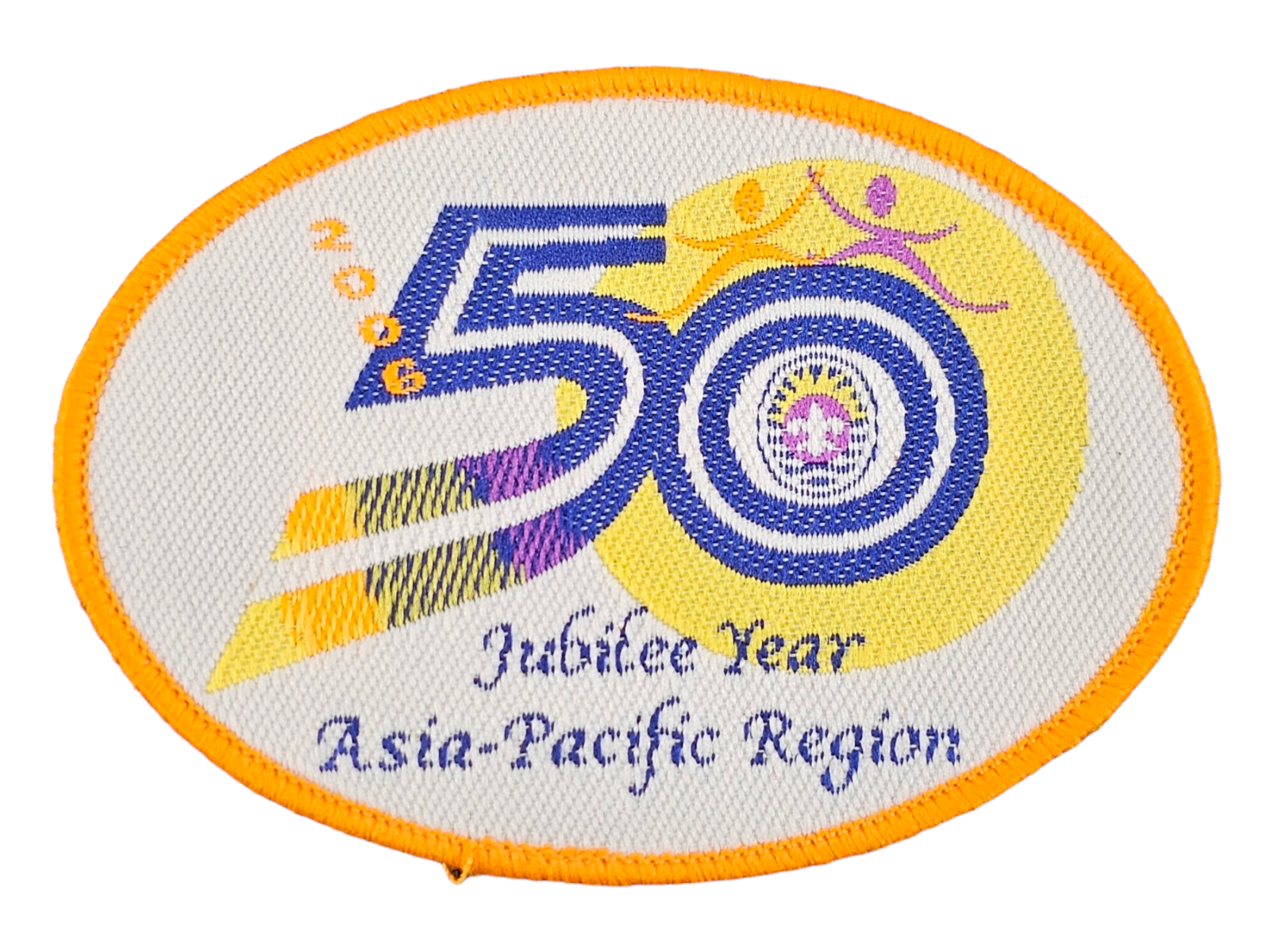 2006 50th Jubilee Year Asia-Pacific Region patch - $2.92