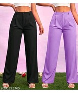 Black Office Trousers 2 Sets ​Trousers Pants Ladies Lavender Nurse Work ... - £20.87 GBP