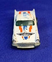 Vintage 1977 Mattel Hot Wheels &#39;57 T-Bird Thunderbird White Stripes Diec... - $13.10