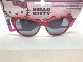 NEW Girls kids Hello Kitty RED bow polka dot design Sunglasses 100% UVA/UVB 10 - £5.58 GBP