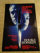 DOUBLE JEOPARDY MOVIE POSTER WITH TOMMY LEE JONES AND ASHLEY JUDD  - $27.38 CAD