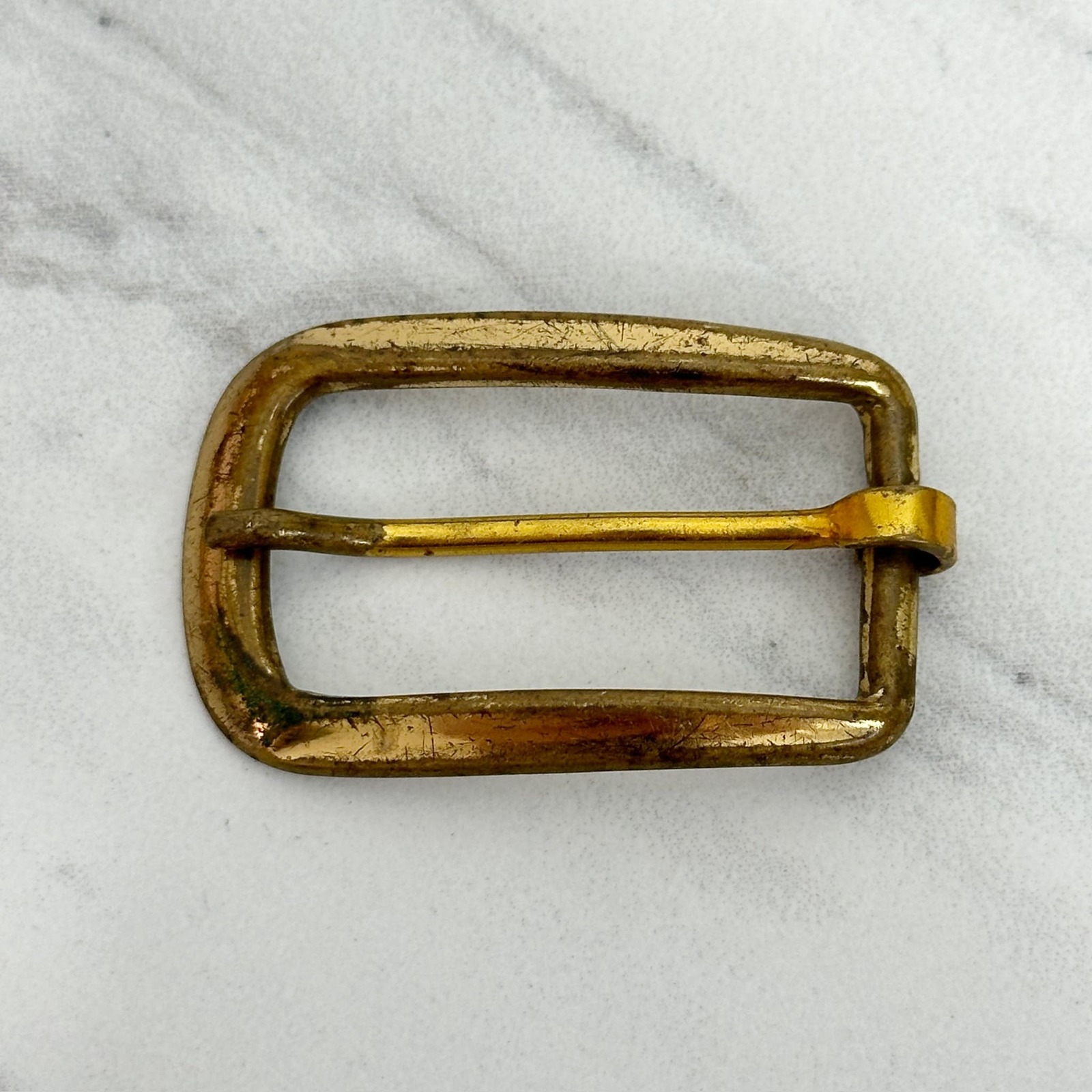Primary image for Hickok USA Vintage Small Gold Tone Simple Basic Belt Buckle