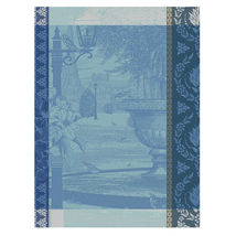 Le Jacquard Francais Jardin Parisien Blue Tea or Kitchen Towel  - $28.00