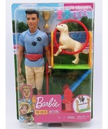 Barbie You Can Be Anything Ken Doll Dog Trainer Set New - $18.95