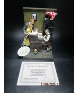 Norman Rockwell Figurine &quot;License Marriage&quot; 5 In New ^^ - $1,368.31 MXN