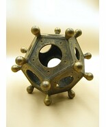 Resin replica of Roman Dodecahedron. Natural size - 8 cm ( 3,14 &quot;) - $61.12 CAD