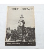 Independence National Historical Park Pennsylvania Reprint 1956 Travel B... - $9.89