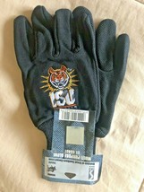 Work Gloves Idaho State Bengals Adult Mens One Size Black ISU Logo Garden NEW - £8.31 GBP