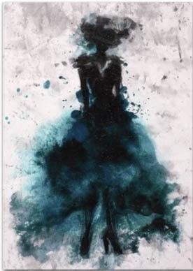 HQ Canvas Print Wall Art WATERCOLOR BALLERINA FRAME AVAILABLE Item image 3
