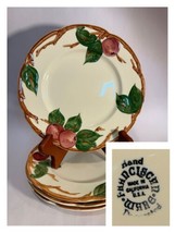 4 Vintage Franciscan Apple 7-3/4” Luncheon Plate Salad - £22.83 GBP