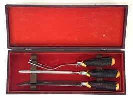 Royal Brand Cutlery Sharp Cutter Stainless Steak Carving Knife Set Original Box - £18.58 GBP